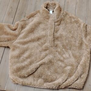 H&M Cozy Tan Cowl Neck Sweater